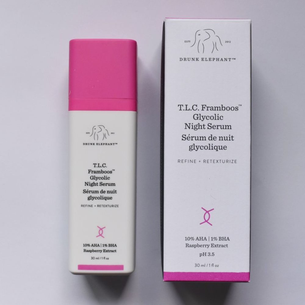 Drunk Elephant T.L.C. Framboos Glycolic Night Serum